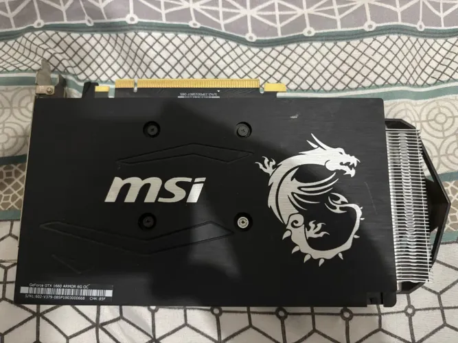 Placa de vídeo 1660 MSI 6G VRAM