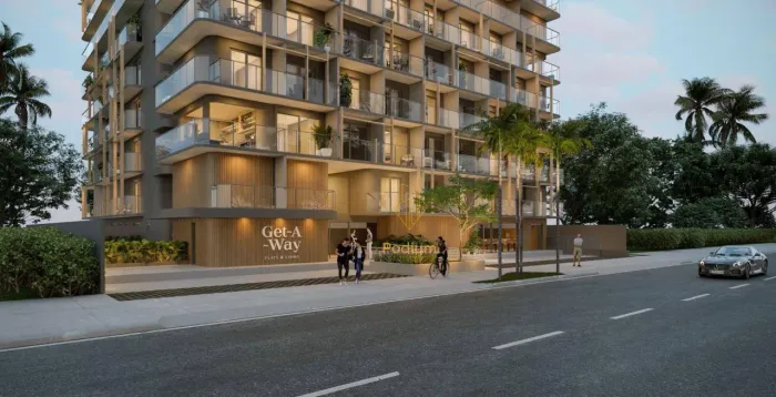 Flats térreo com área privativa em i a 200m da praia de Tambaú - FL0274