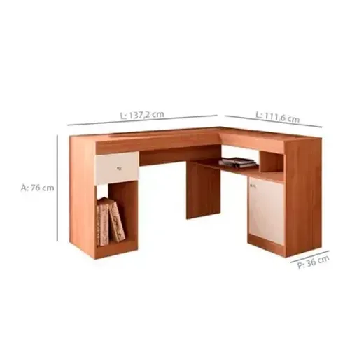 MESA MDF em L