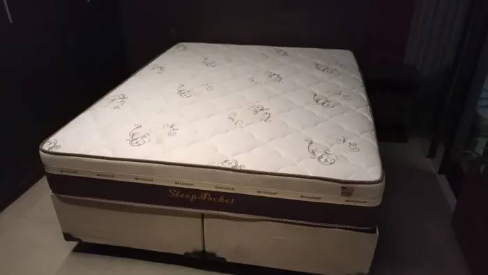 Cama box king molas ensacadas individualmente