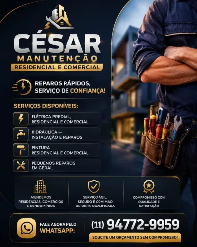 Reparos residencial e comercial