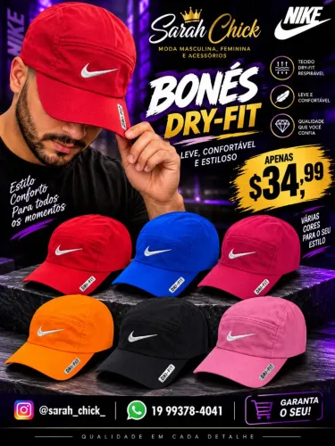 Bonés dryfit 
