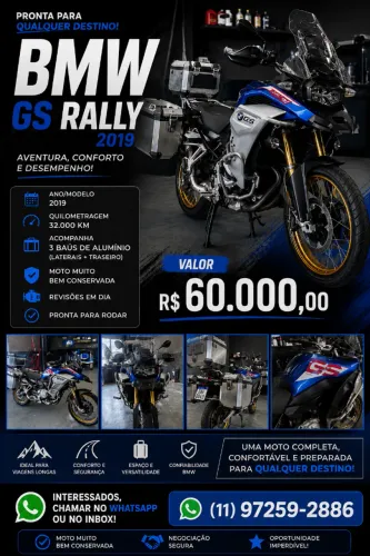 ? BMW GS Rally 2019 - Pronta para viajar! ?