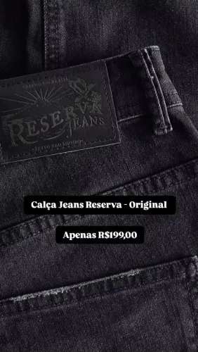 Calça jeans Reserva Original - produto novo com a etiqueta