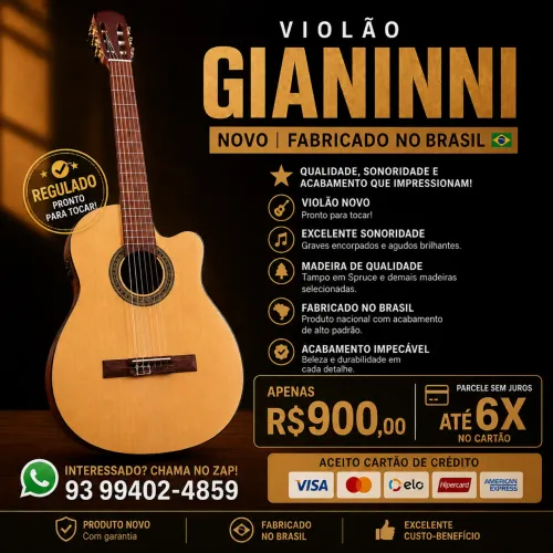 Violão Gianinni profissional