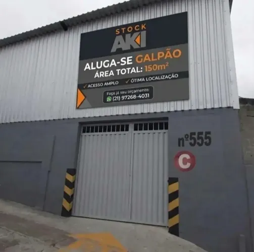 ALUGA SE GALPÃO 150m² em Ilha de Guaratiba