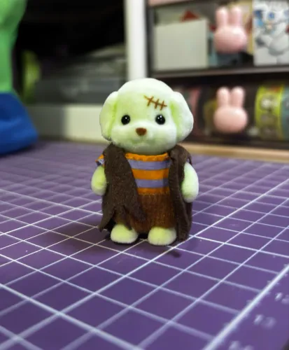 Sylvanian families cachorro poodle halloween