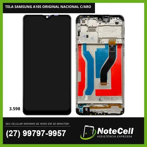 Tela / Display Original para Samsung A10s C/Aro - Instalação em 30 Minutos!