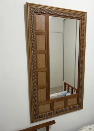 Espelho com Porta Fotos