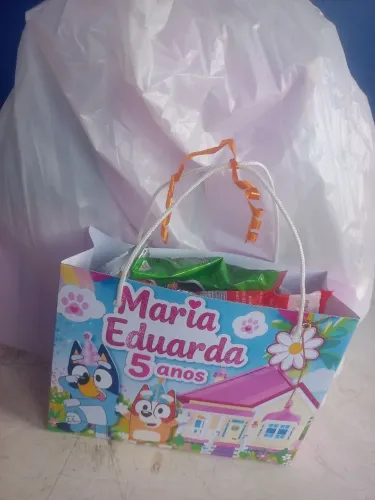 Sacolinhas de lembrancinha de aniversário