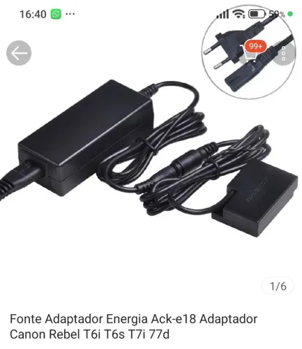 BATERIA INFINITA PARA CANON 