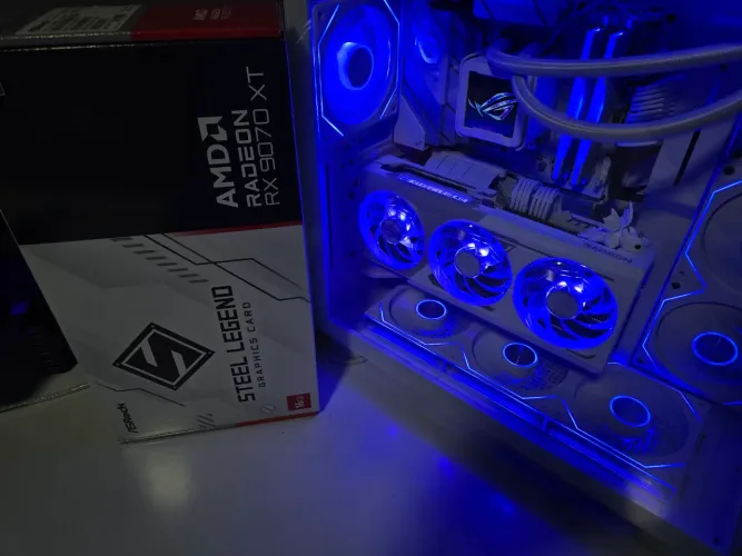 Placa de video RX 9070 XT 16gb 1 mes de uso analiso propostas 