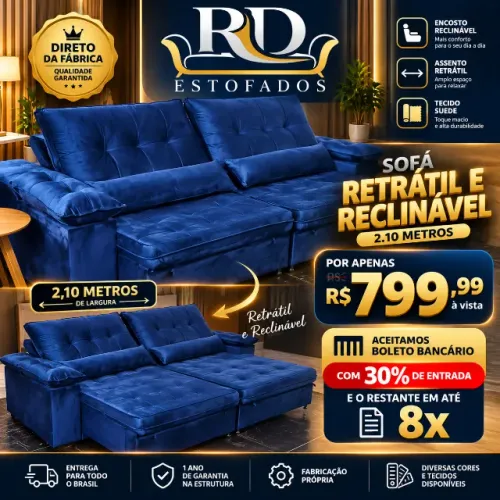 Sofá Retrátil e Reclinável 2,10 ?
