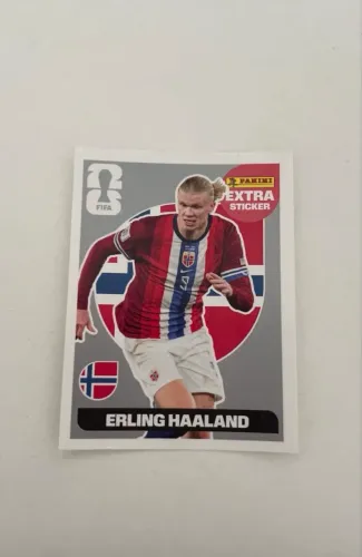 Figurinha HAALAND prata lendária