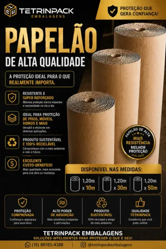 Papelão Ondulado Direto da Fábrica 
