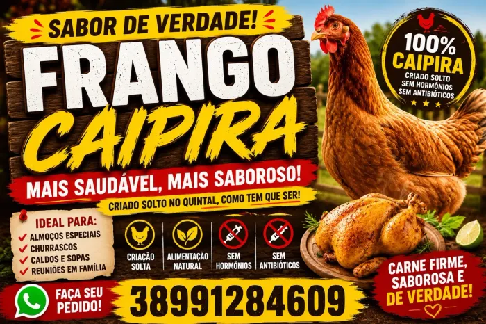 Frango caipira
