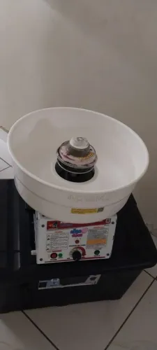 Máquina elétrica de algodão doce + barraquinha de algodão doce