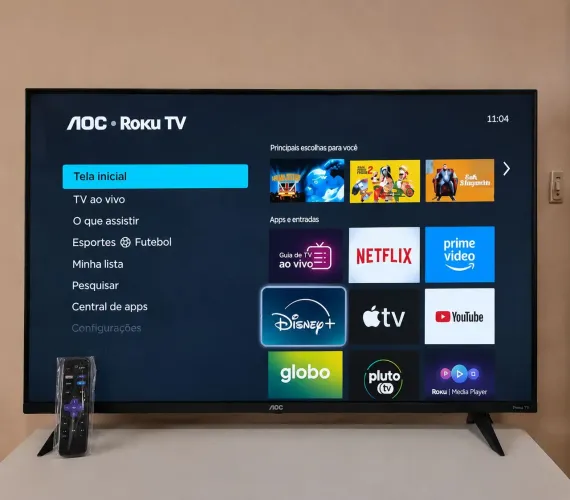 Smart TV 43 Full HD Modelo novo aceito cartão faço entrega