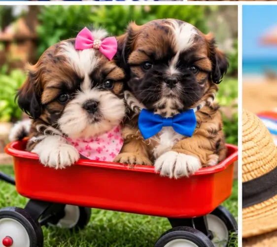 Cachorro filhote esperto e curioso Shih tzu/ shihtzu