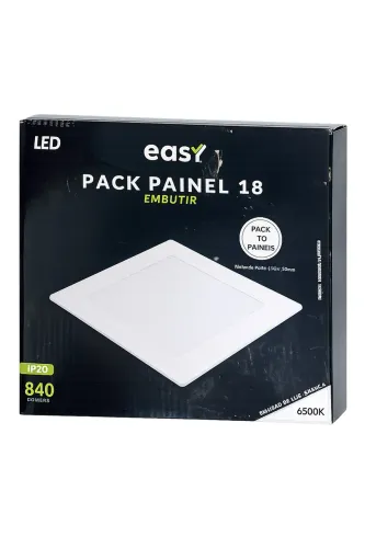 PAINEL LED EMBUTIR - NOVO (LACRADO)