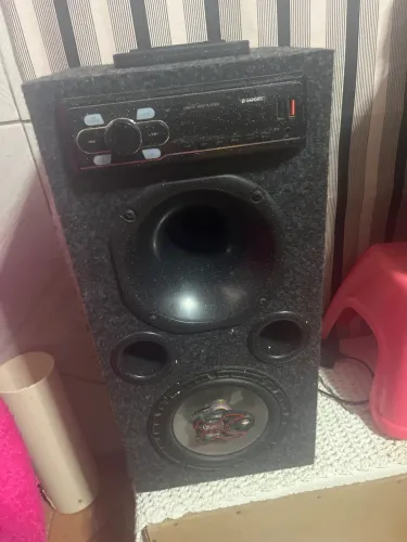 Mini caixa amplificada 