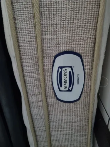 Cama Box e Colchao Queen Simmons