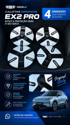Calotas Originais Geely EX2