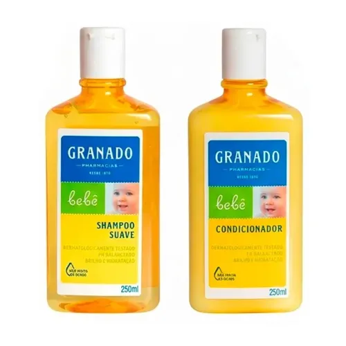 Kit Shampoo + Condicionador P/ Bebê Granado 250 ml - CM0023