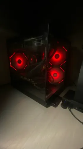 Gabinete aquário com fans controladora