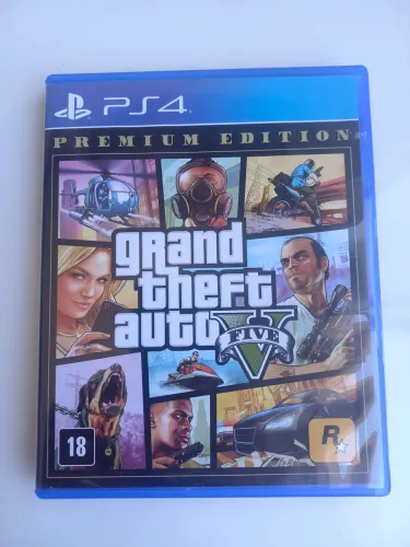 GRAND THEFT AUTO V PREMIUM EDITION PS4 MÍDIA FÍSICA