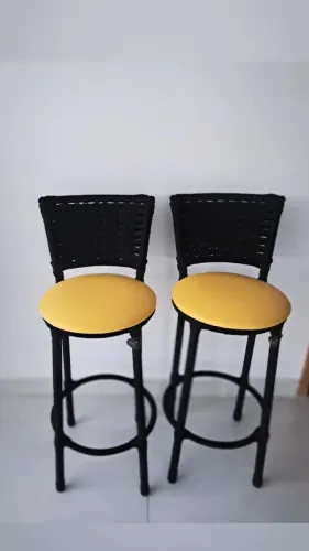 BANQUETA PADRÃO EM ALUMINIO E CORDÃO NAUTICO/UNIDADE