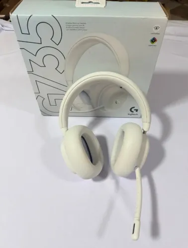 Headset Gamer Sem Fio Logitech G735 LIGHTSPEED Com RGB Bluetooth Branco