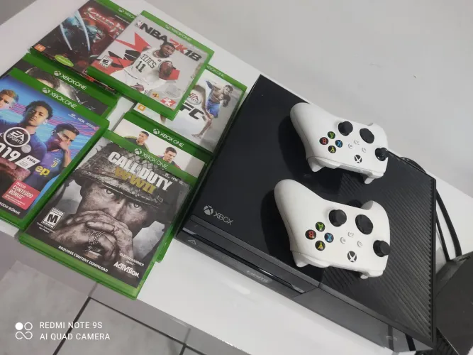 Xbox One 2 controles vários jogos