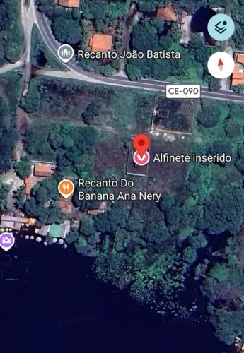 Lagoa do Banana, terreno á venda 375m², nas margens da Lagoa