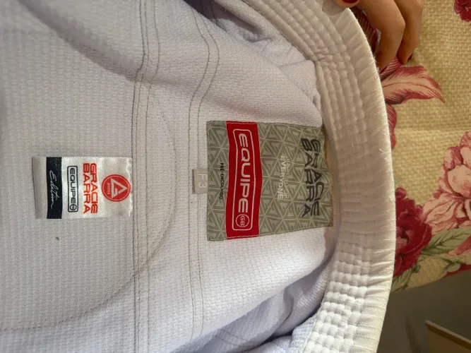 Kimono F3 branco original GRACIE BARRA
