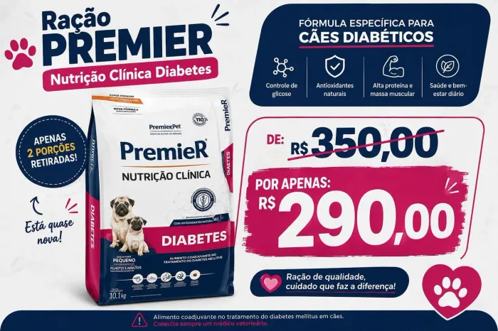 Ração p cão ? diabético