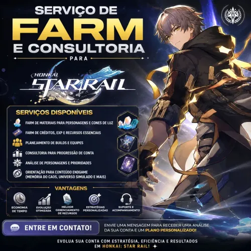 Serviço de Farm e Consultoria Honkai: Star Rail