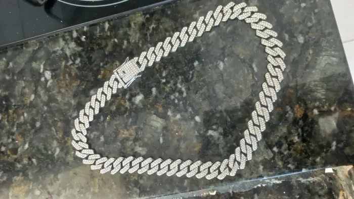 Correntinha + pulseira Cuban iced