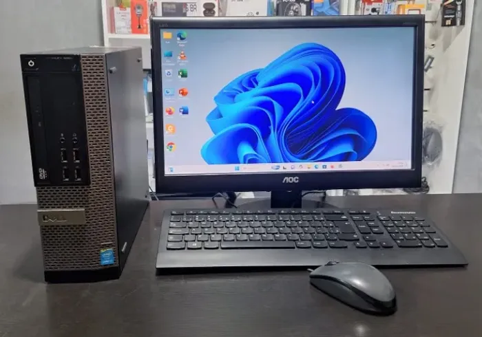 computador completo cpu Dell intel core i7 Ssd 256GB 8GB de memoria ram windows 11 64bits!