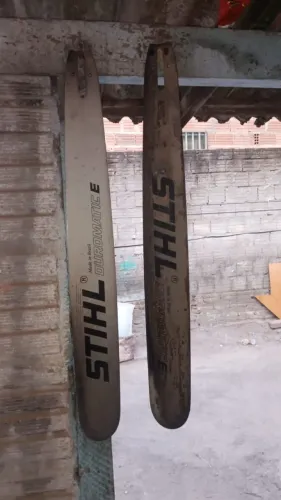 Sabre motosserra Stihl 42 dentes nunca usado apenas carbonizado por incêndio na carga