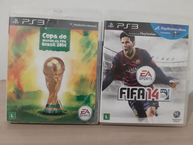 Kit FIFA 14 + Copa do Mundo FIFA Brasil 2014 - PS3 - Mídia Física Original