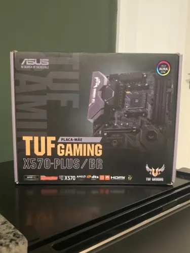 Placa Mãe Asus Tuf x570 plus Chipset x570 AMD AM4