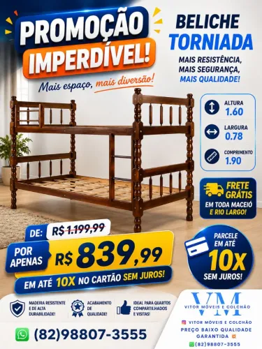 PROMOÇÃO DE BELICHE 