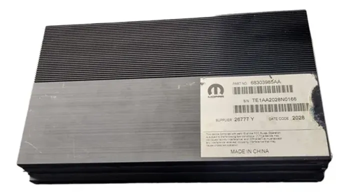 Módulo Som Dodge Ram 2018 68303985aa Mopar Preto