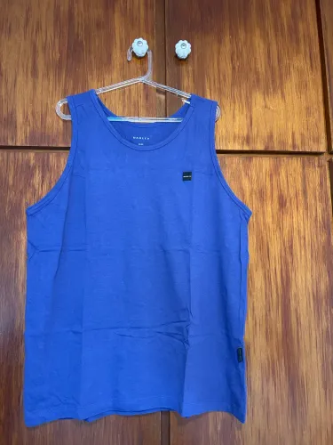 Camisa regata Oakley cor azul TAM M 