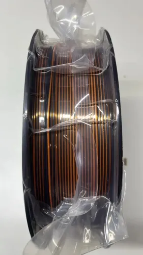 Filamento Masterprint PLA Especial Duo Color - Laranja e Preto - Impressão 3D