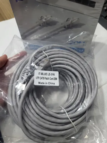Cabo De Rede Cat-6 20M It-Blue Le-316
