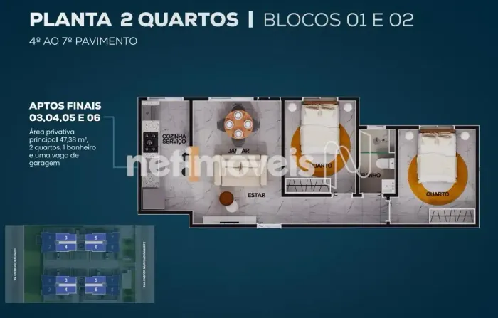 APARTAMENTO À VENDA ED. METRÓPOLE