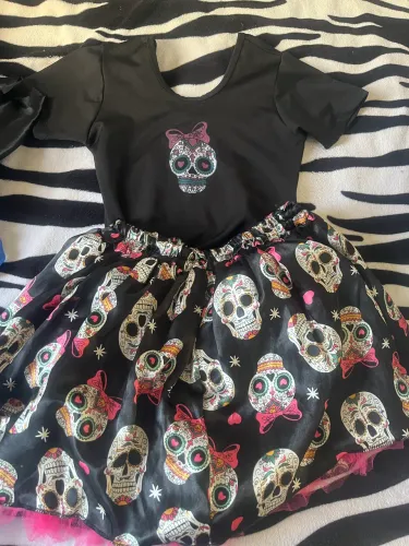 Fantasia Caveira Mexicana Infantil