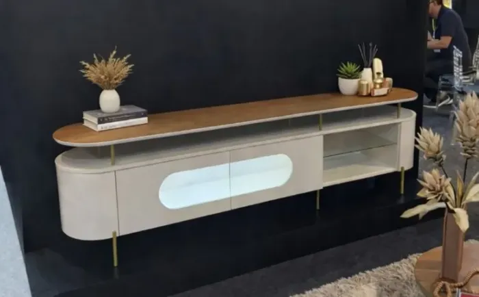 Rack bancada Ària Tv 85'' 100% MDF